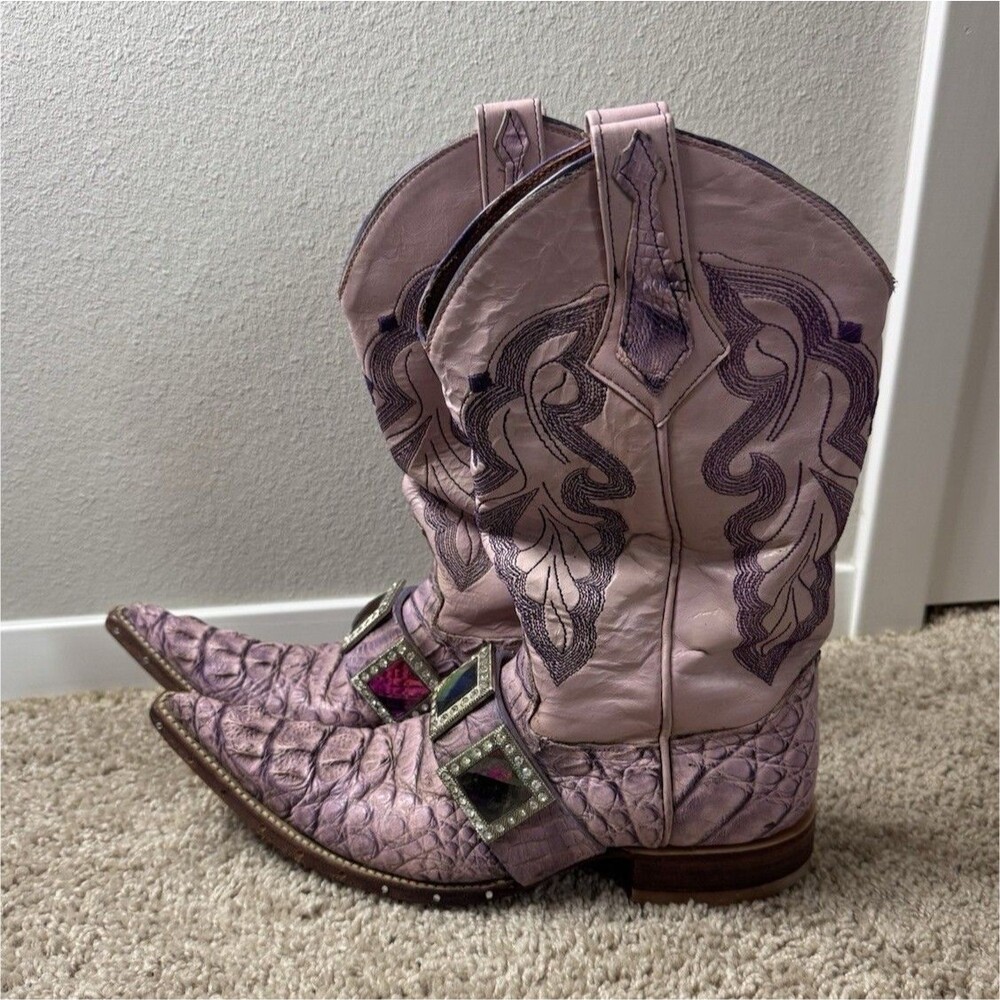 EL DORADO Women’s Purple Western Cowboy Boots US 7.5, MPN LT Alex Boots